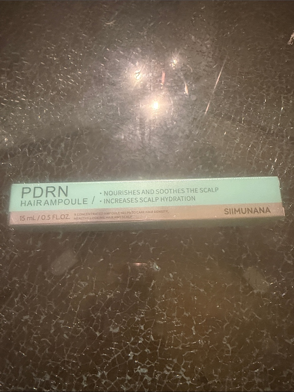 PDRN Hair Ampoule by SIIMUNANA - Mint Green Box